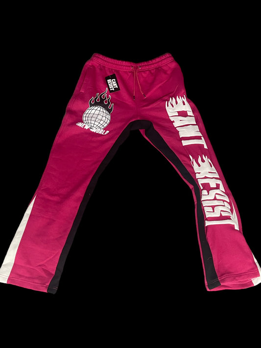 "New World" Flares Pink