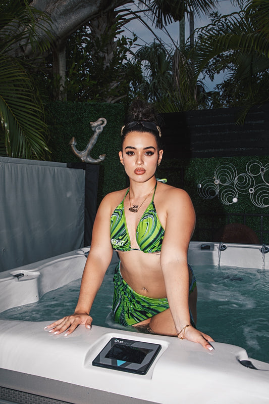 "Cosmo" 3 piece swimwear set - Green